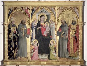 Madonna and Child with St. Louis of Toulouse, St. Francis of Assisi, St. Anthony of Padua and St. Nicholas of Bari